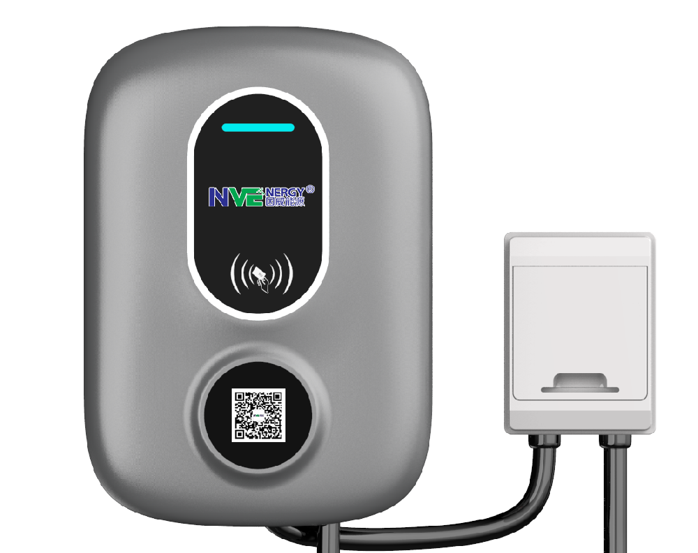 7KW壁掛/立柱單槍灰殼交流充電樁