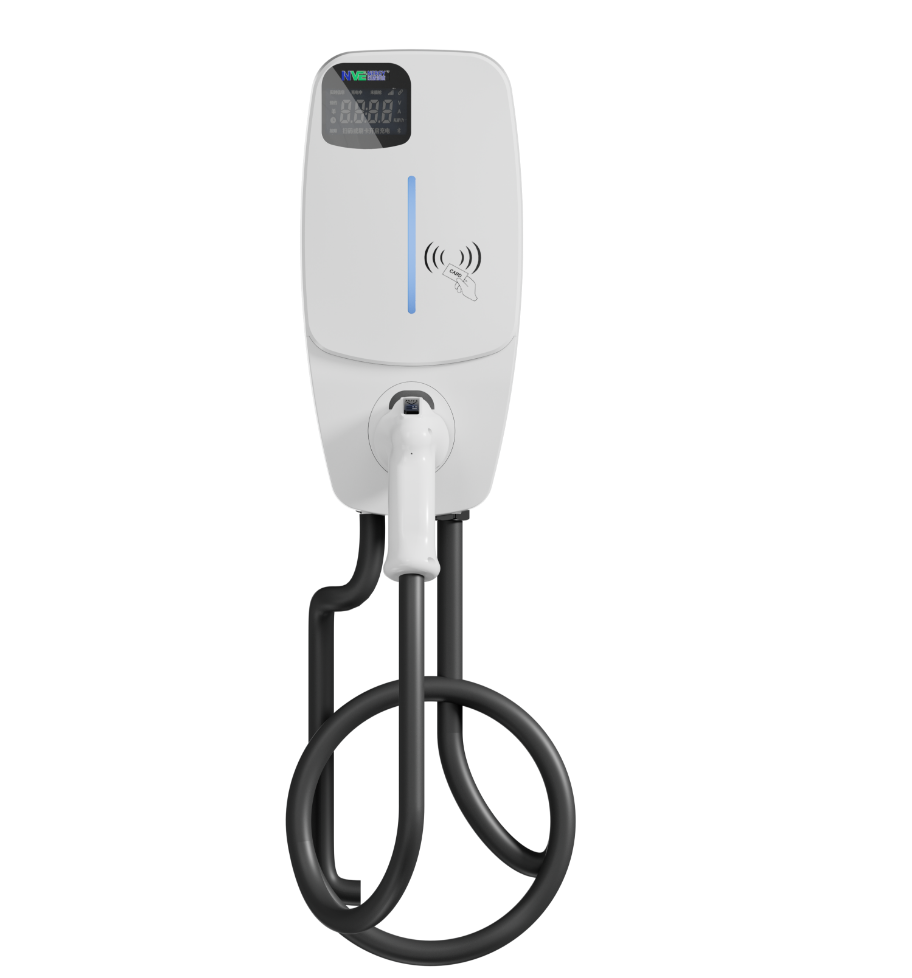 7KW壁掛/立柱單槍白殼交流充電樁